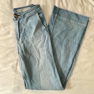 Anthropologie high-rise bootcut flare jeans